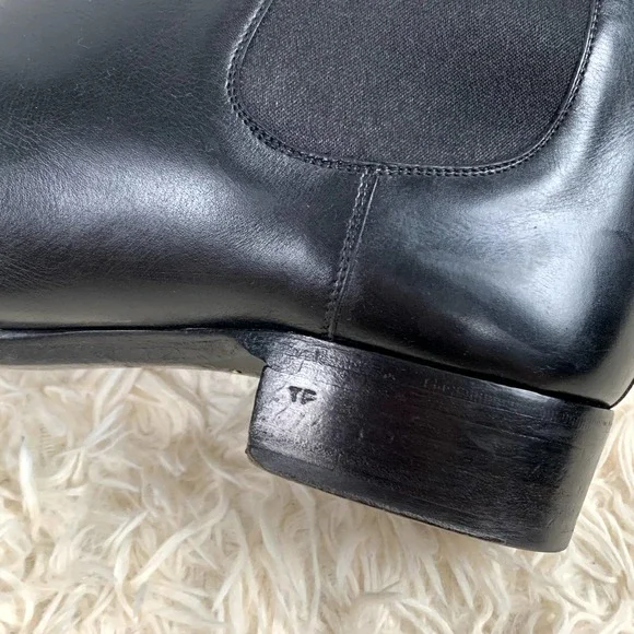 Tom Ford Black Leather Boots